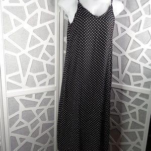 Mixmax Sheer Maxi Polka Dot BOHO Dress Size M